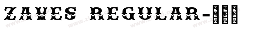 ZAVES REGULAR字体转换